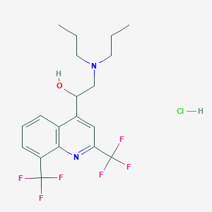 molecular formula C19H23ClF6N2O B14008393 Agn-PC-0NI922 CAS No. 57120-45-3