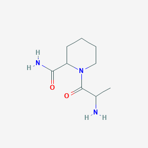 1-(2-Aminopropanoyl)piperidine-2-carboxamide