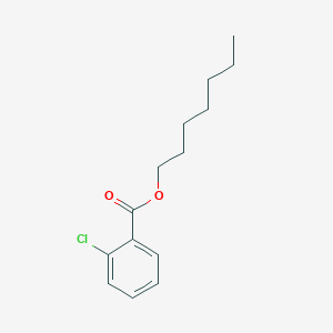 molecular formula C14H19ClO2 B14008453 Heptyl 2-chlorobenzoate CAS No. 10276-86-5