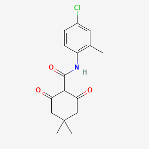 N-(4-chloro-2-methylphenyl)-4,4-dimethyl-2,6-dioxocyclohexane-1-carboxamide