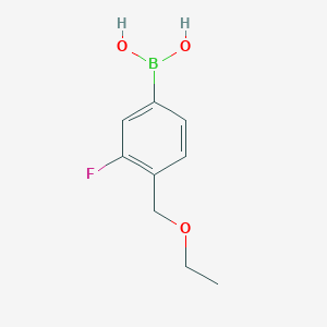 (4-(Ethoxymethyl)-3-fluorophenyl)boronic acid