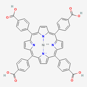 Nickelate(4-), [[4,4',4'',4'''-(21H,23H-porphine-5,10,15,20-tetrayl)tetrakis[benzoato]](6-)-N21,N22,N23,N24]-, tetrahydrogen, (SP-4-1)-