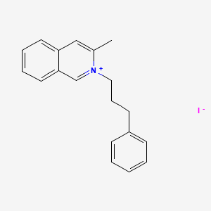 3-Methyl-2-(3-phenylpropyl)isoquinolin-2-ium iodide