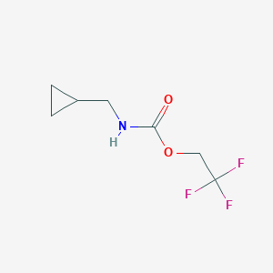 2,2,2-trifluoroethyl N-(cyclopropylmethyl)carbamate