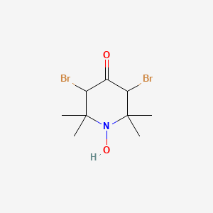 3,5-Dibromo-1-hydroxy-2,2,6,6-tetramethylpiperidin-4-one