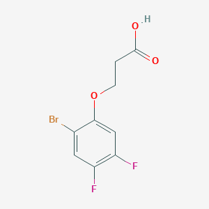3-(2-Bromo-4,5-difluorophenoxy)propanoic acid