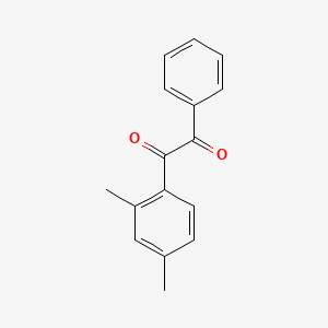 molecular formula C16H14O2 B14008655 1-(2,4-Dimethylphenyl)-2-phenylethane-1,2-dione CAS No. 59411-16-4