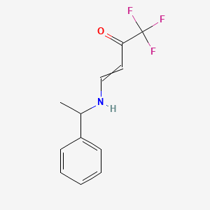 1,1,1-Trifluoro-4-(1-phenylethylamino)but-3-en-2-one