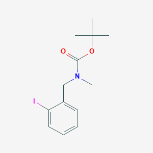 molecular formula C13H18INO2 B1400866 tert-Butyl 2-iodobenzyl(methyl)carbamate CAS No. 341970-35-2