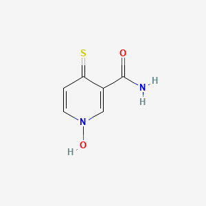 molecular formula C6H6N2O2S B14008670 1-Hydroxy-4-sulfanylidene-1,4-dihydropyridine-3-carboxamide CAS No. 89640-69-7