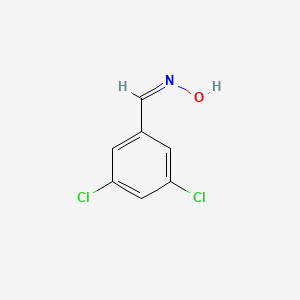 molecular formula C7H5Cl2NO B14008683 (E)-3,5-Dichlorobenzaldehyde oxime 