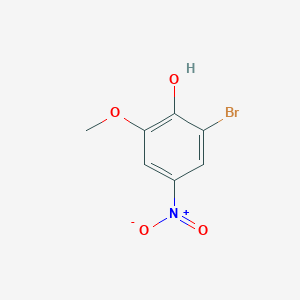 molecular formula C7H6BrNO4 B1400869 2-Bromo-6-methoxy-4-nitrophenol CAS No. 35488-15-4