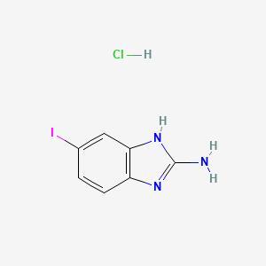 6-Iodo-1H-benzo[d]imidazol-2-amine (hydrochloride)