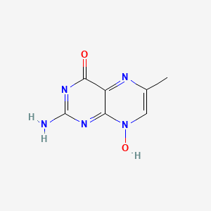 2-Amino-8-hydroxy-6-methylpteridin-4(8H)-one