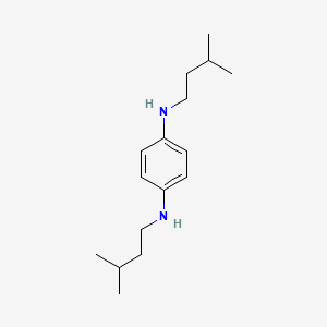 1-N,4-N-bis(3-methylbutyl)benzene-1,4-diamine