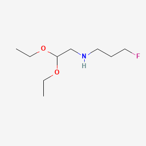 molecular formula C9H20FNO2 B14008800 (2,2-Diethoxyethyl)(3-fluoropropyl)amine 