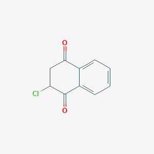 molecular formula C10H7ClO2 B14008820 2-Chloro-2,3-dihydronaphthalene-1,4-dione CAS No. 22369-54-6