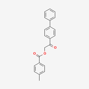 2-(Biphenyl-4-yl)-2-oxoethyl 4-methylbenzoate