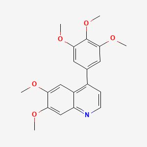 6,7-Dimethoxy-4-(3,4,5-trimethoxyphenyl)quinoline