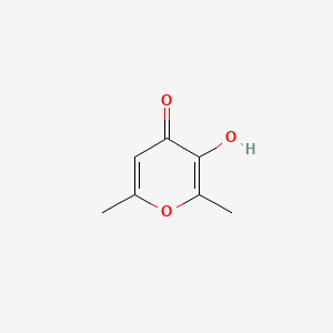 4H-Pyran-4-one, 3-hydroxy-2,6-dimethyl-