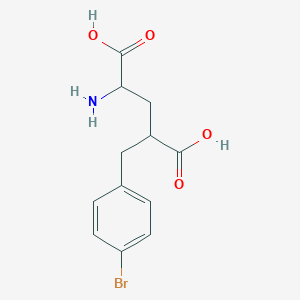 2-Amino-4-[(4-bromophenyl)methyl]pentanedioic acid