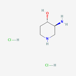 molecular formula C5H14Cl2N2O B14008907 (3S,4S)-3-aminopiperidin-4-ol dihydrochloride 