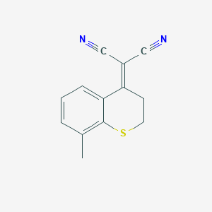 (8-Methyl-2,3-dihydro-4h-thiochromen-4-ylidene)propanedinitrile