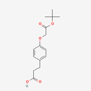 3-(4-tert-Butoxycarbonylmethoxy-phenyl)-propionic acid