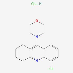 Acridine, 1,2,3,4-tetrahydro-5-chloro-9-morpholino-, hydrochloride