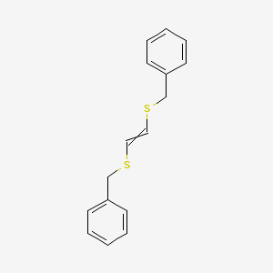 molecular formula C16H16S2 B14008933 cis-1,2-Bis-benzylthioethylene 