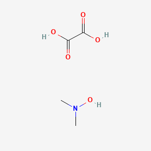 molecular formula C4H9NO5 B14008954 N,N-dimethylhydroxylamine; oxalic acid CAS No. 5725-99-5