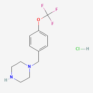 1-(4-(Trifluoromethoxy)benzyl)piperazine hydrochloride