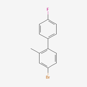molecular formula C13H10BrF B1400896 4-Bromo-4'-fluoro-2-methylbiphenyl CAS No. 1192164-33-2