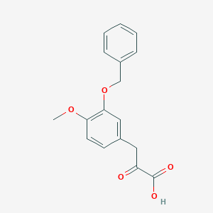 3-[3-(Benzyloxy)-4-methoxyphenyl]-2-oxopropanoic acid