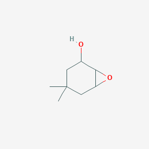 molecular formula C8H14O2 B14009033 3,3-Dimethyl-7-oxabicyclo[4.1.0]heptan-5-ol CAS No. 66036-65-5