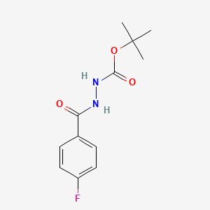 tert-Butyl 2-(4-fluorobenzoyl)hydrazinecarboxylate