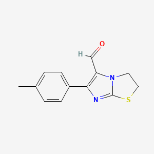 6-(4-Methylphenyl)-2,3-dihydroimidazo[2,1-b][1,3]thiazole-5-carbaldehyde