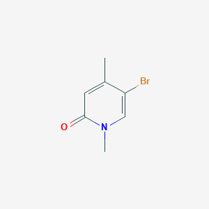 molecular formula C7H8BrNO B1400905 5-bromo-1,4-dimethylpyridin-2(1H)-one CAS No. 889865-55-8