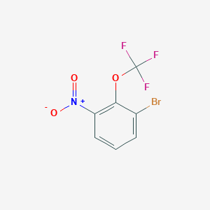 molecular formula C7H3BrF3NO3 B1400906 1-Bromo-3-nitro-2-(trifluoromethoxy)benzene CAS No. 1417567-59-9