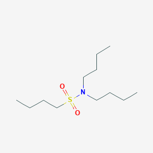 molecular formula C12H27NO2S B14009097 N,N-dibutylbutane-1-sulfonamide CAS No. 14673-98-4