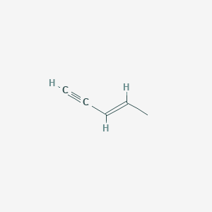 molecular formula C5H6 B140091 3-Penten-1-yne CAS No. 2206-23-7