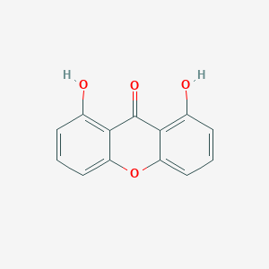 molecular formula C13H8O4 B14009106 1,8-Dihydroxyxanthen-9-one CAS No. 17624-02-1