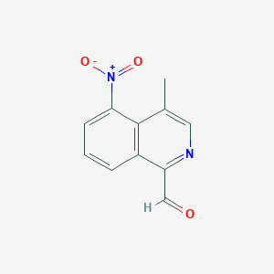 4-Methyl-5-nitroisoquinoline-1-carbaldehyde