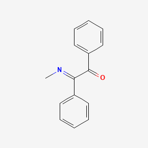 molecular formula C15H13NO B14009127 Ethanone, (methylimino)diphenyl- CAS No. 53601-37-9