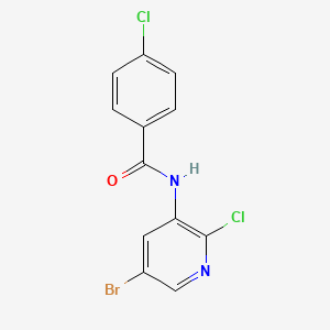 N1-(5-bromo-2-chloro-3-pyridyl)-4-chlorobenzamide