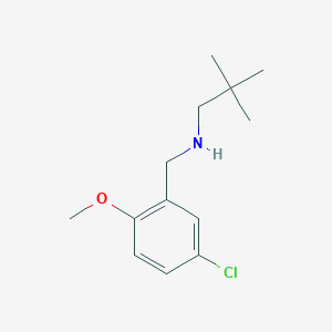 molecular formula C13H20ClNO B1400920 [(5-Chloro-2-methoxyphenyl)methyl](2,2-dimethylpropyl)amine CAS No. 1248021-73-9