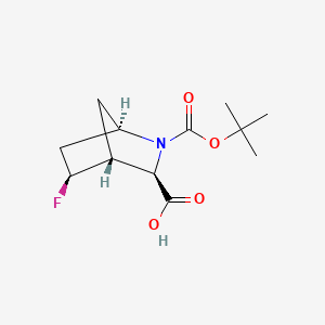 (1R,3R,4R,5S)-2-Tert-butoxycarbonyl-5-fluoro-2-azabicyclo[2.2.1]heptane-3-carboxylic acid