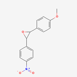 Oxirane, 2-(4-methoxyphenyl)-3-(4-nitrophenyl)-, (2R,3R)-rel-