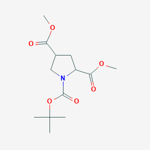 1-(tert-Butyl) 2,4-dimethyl (2S,4S)-pyrrolidine-1,2,4-tricarboxylate