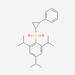 2-[(2-Phenylcyclopropyl)sulfonyl]-1,3,5-tri(propan-2-yl)benzene